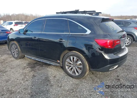 2016 Acura Mdx Technology Acurawatch Plus Packages/Technology Package z USA, uszkodzony, nr VIN 5FRYD4H44GB042039
